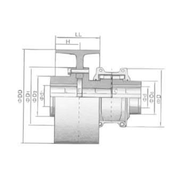 T61系列制動(dòng)輪聯(lián)軸器